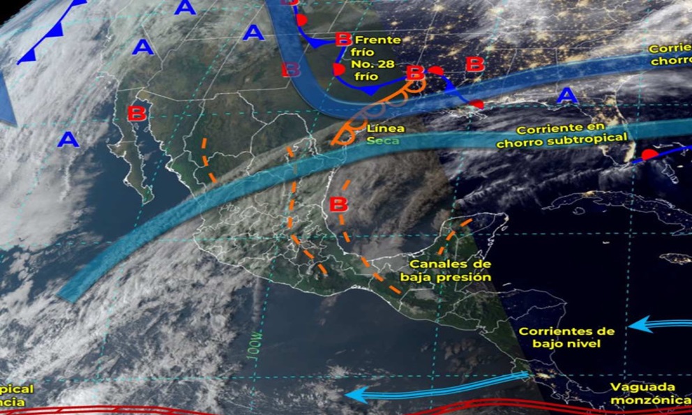 Clima en México este 19 de enero de 2024 Llega el frente frío 28